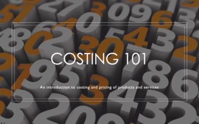 Costing 101 – Session 3 Products